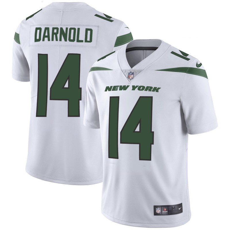 Men's New York Jets #14 Sam Darnold 2019 White Vapor Untouchable Limited Stitched NFL Jersey